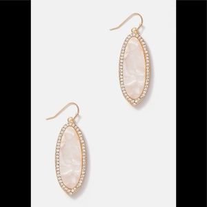 Ivory Marble Earrings